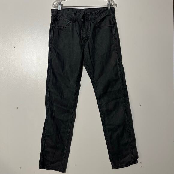 Levi’s 513 Slim Straight Fit Gray Denim Jeans Casual Men’s Size 33x34 - Picture 1 of 7